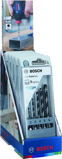 BOSCH Setovi spiralnih burgije HSS PointTeQ sa šesterostranim prihvatom 2607002825