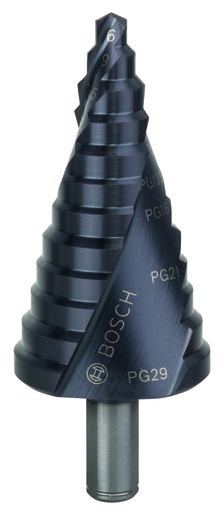 BOSCH HSS-AlTiN stepenasta burgije s trostranim prihvatom za kabelske priključke 2608588072