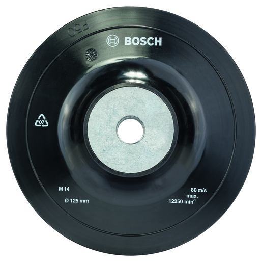 BOSCH Potporni tanjir gumeni s maticom prihvat M14, 125 mm 1608601033