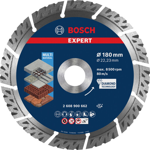 BOSCH dijamantske rezne ploče EXPERT MultiMaterial 2608900662