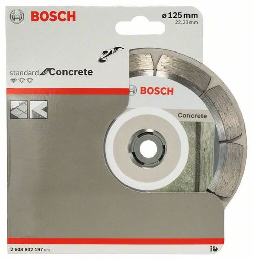 BOSCH Dijamantna rezna ploča Standard for Concrete 125x22,23x1,6x10 mm 2608602197