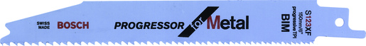 BOSCH Listovi sabljaste testere za metal S 123 XF Progressor for Metal 2608654401
