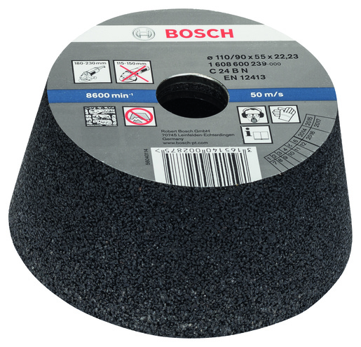 BOSCH Lončasti brusevi konusni, kamen 1608600239