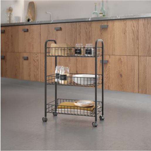 Polica sa točkovima  Lugano Lava 344503 000