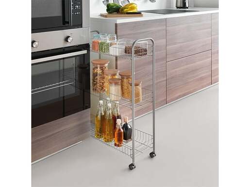 Polica sa točkovima Slim Cart de Luxe 341503 001