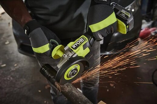 Aku. ugaona brusilica bez četkica  125mm, 18V ONE+™ HP - RYOBI RAG18X-0