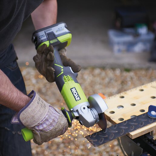 Aku. ugaona brusilica (115mm), 18V ONE+™ - RYOBI R18AG-0