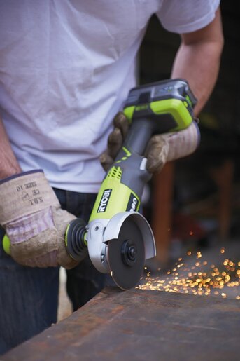 Aku. ugaona brusilica (115mm), 18V ONE+™ - RYOBI R18AG-0