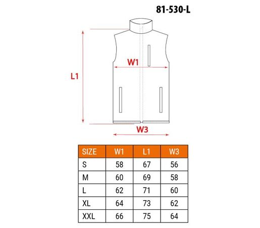Radni prsluk - NEO TOOLS 81-530-XL