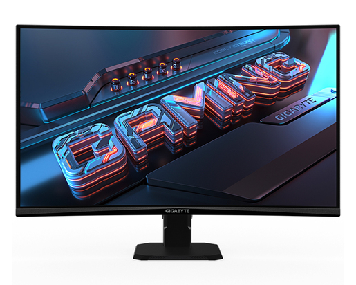 Monitor GIGABYTE 27 GS27FC, VA, FHD, 180Hz, 1ms, 2xHDMI, DP, VESA, zakrivljeni, gaming