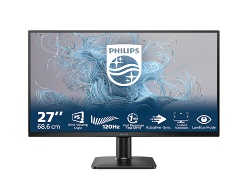 Monitor PHILIPS 27 27E2N1110/00, IPS, FHD, 120Hz, 4ms, VGA, HDMI, Adaptive sync, VESA