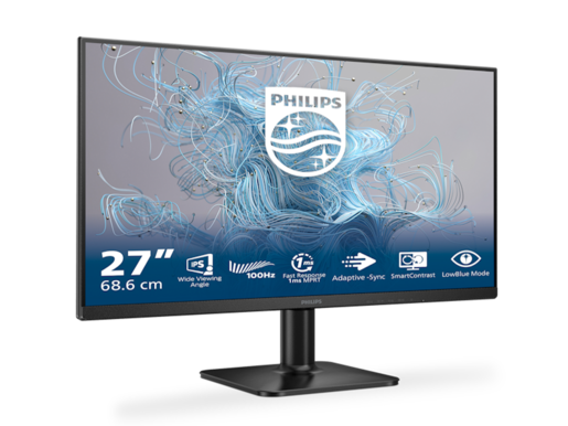 Monitor PHILIPS 27 27E2N1110/00, IPS, FHD, 120Hz, 4ms, VGA, HDMI, Adaptive sync, VESA
