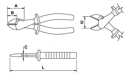 EGA MASTER Sečice kose ojačane BI 200 TC