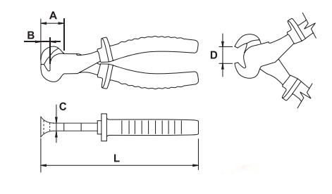 EGA MASTER Sečice čeone BI 200 mm TC