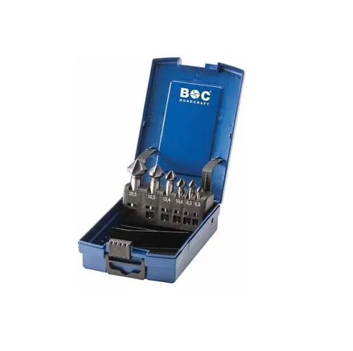 Bohrcraft Upuštači set HSS TiALN DIN335C