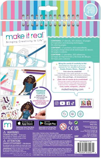 Make it real Modna bojnka za crtanje city style 3207