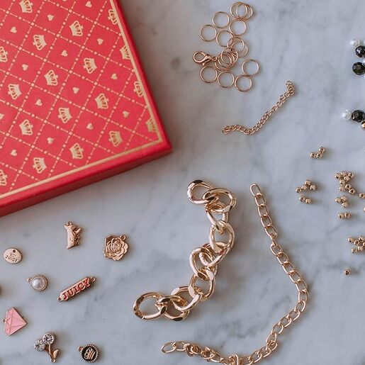 Make it real Juicy couture lančić i privesci 4404