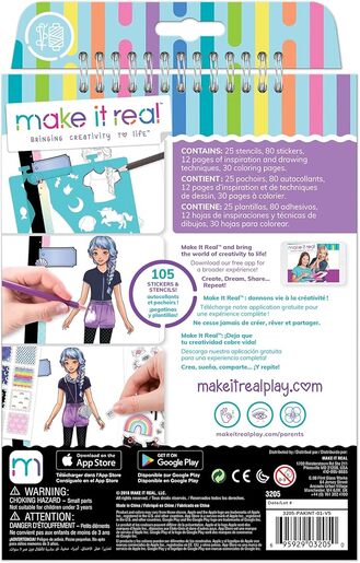 Make it real Modna bojnka za crtanje pastel pop 3205