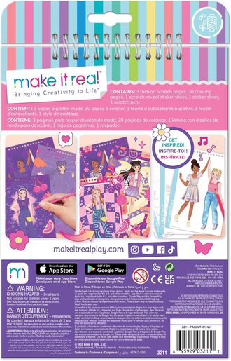 Make it real Modni dizajn scratch art: groovi vibes 3211