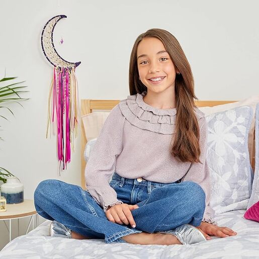 Make it real Hvatač snova u obliku meseca sa svetlom 1417