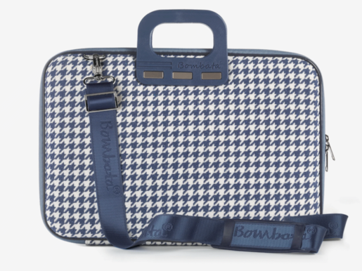 Torba BOMBATA Pied de Poule 15,6" /Dark Blue
