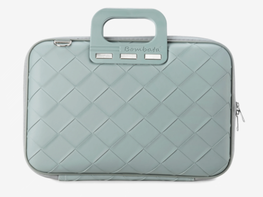 Torba BOMBATA Intrecciato 15,6/16 Light Blue / Dust