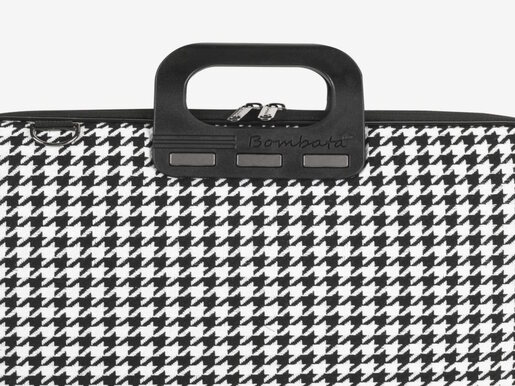 Torba BOMBATA Pied de Poule 15,6" /Crna