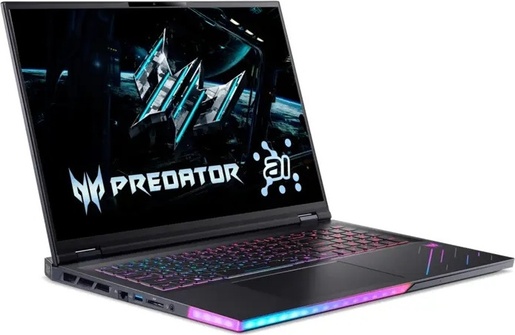 Laptop Acer Predator Helios 18 AI NH.QVXEX.006, 18" WQUXGA, Intel Core Ultra 9 275HX, 96GB RAM, 4B SSD, NVIDIA GeForce RTX 5090, DOS