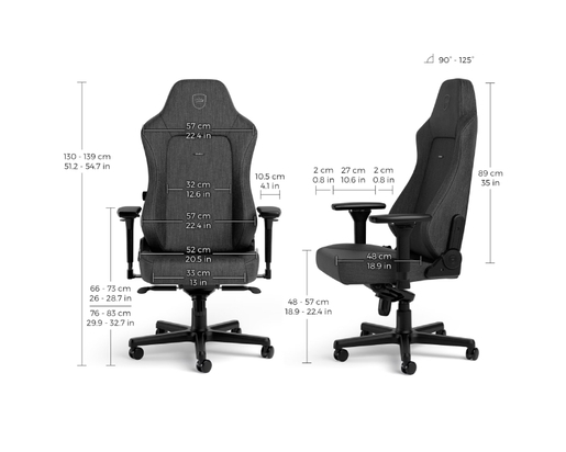 Gaming stolica NOBLECHAIRS HERO TX antracit