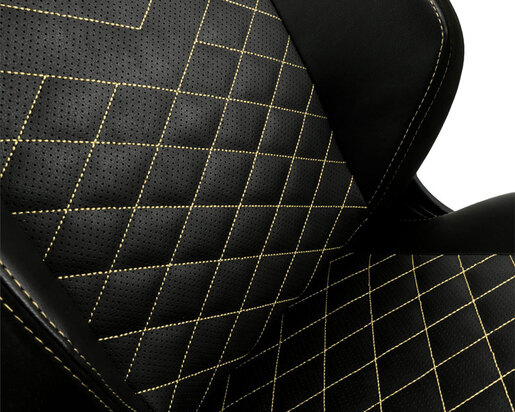 Gaming stolica NOBLECHAIRS HERO crno-zlatna