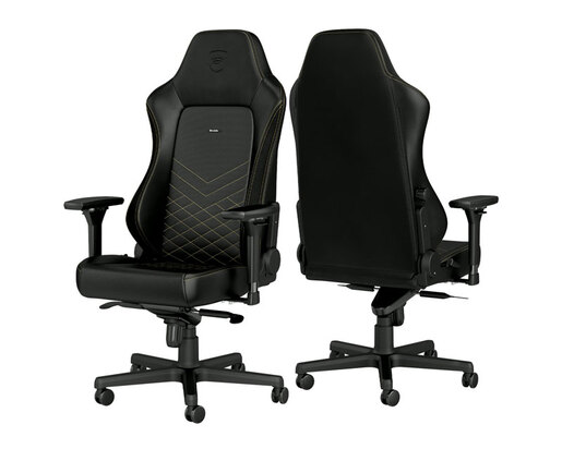 Gaming stolica NOBLECHAIRS HERO crno-zlatna