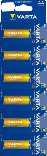 Varta Longlife LR6, alkalna baterija 6/1 (pojedinačna)