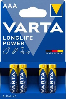 Varta Longlife power LR03, alkalna baterija 4/1
