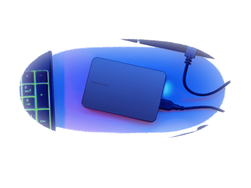 Eksterni Hard disk TOSHIBA Canvio Gaming HDTX210EK3AAH, 1TB, 2.5'', USB 3.2, dark grey metallic