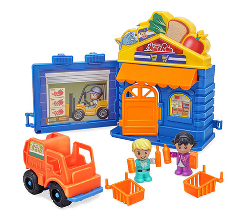 Tiny Kiddom vrtić shop & go supermarket playset