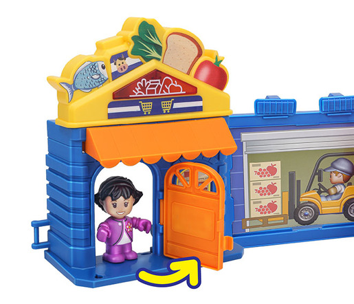 Tiny Kiddom vrtić shop & go supermarket playset