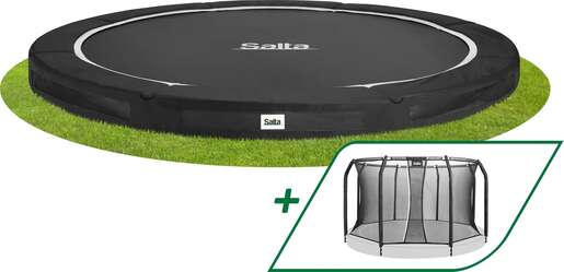 Salta Trambolina Premium Ground Combo 396cm Black 5854A