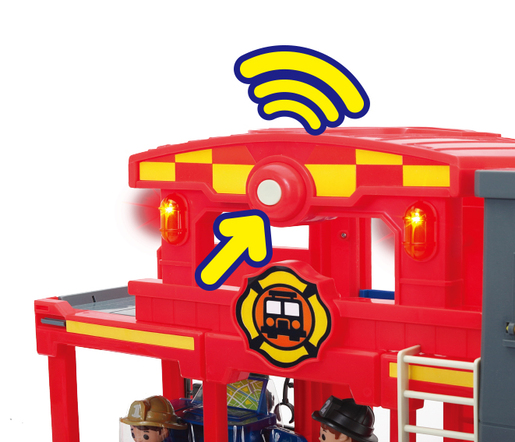 Tiny Kiddom spasilačka misija vatrogasna stanica  playset