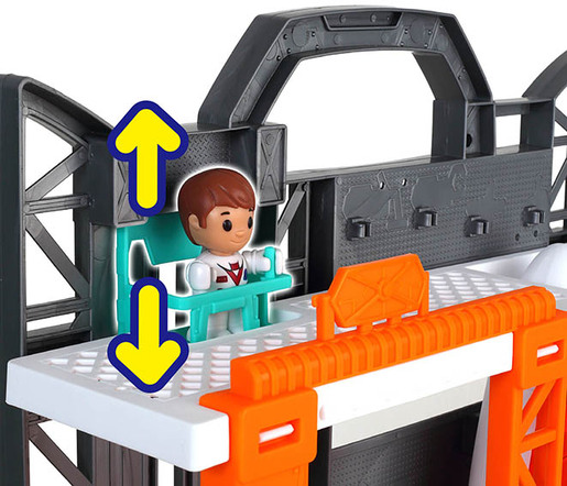 Tiny Kiddom svemirski brod lansiranje avanture playset