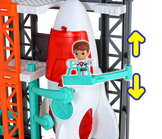 Tiny Kiddom svemirski brod lansiranje avanture playset