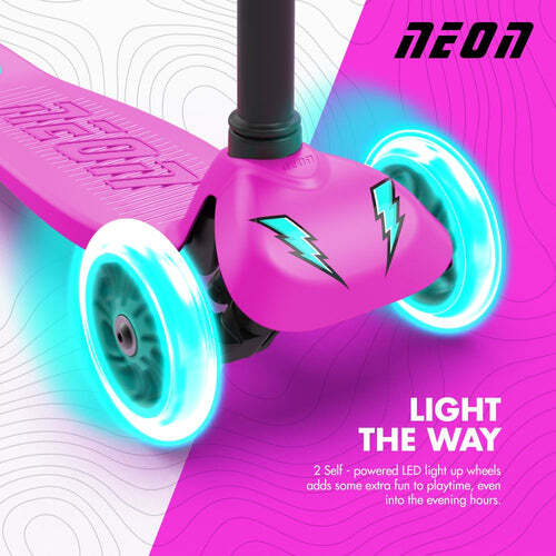 Yvolution Neon bolt trotinet pink