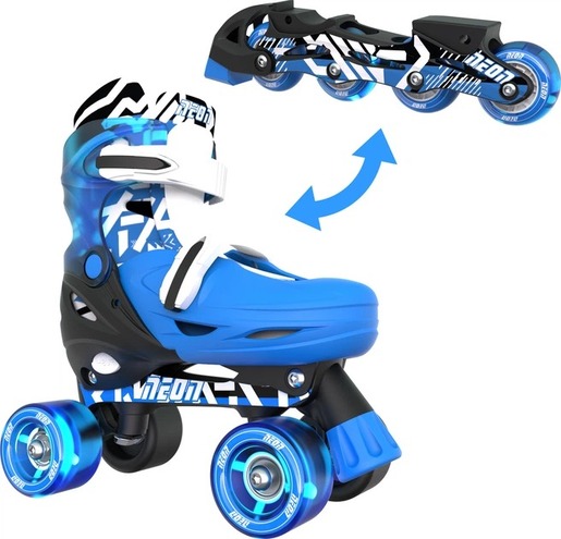 Yvolution Neon combo roleri (veličina 33-37) goteki blue 4l/13l/16l cl 4pk