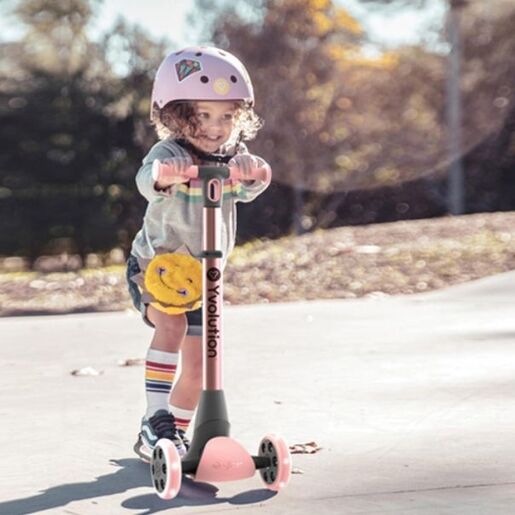 Yvolution Yglider trotinet nua - pink