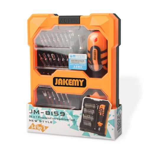 Set srafcigera JAKEMY JM-8159, 34 u 1