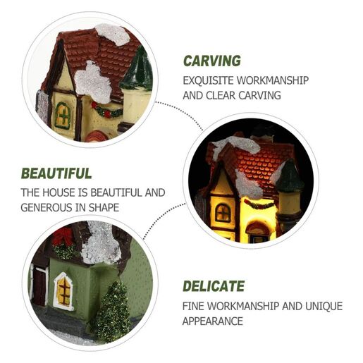 Novogodišnji ukras LED kucica EL