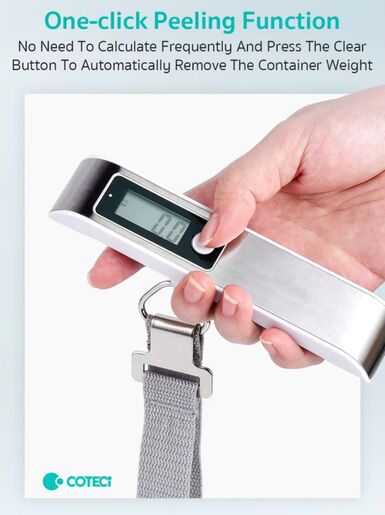Digitalna vaga rucna za merenje prtljaga Coteci TR-010 bela