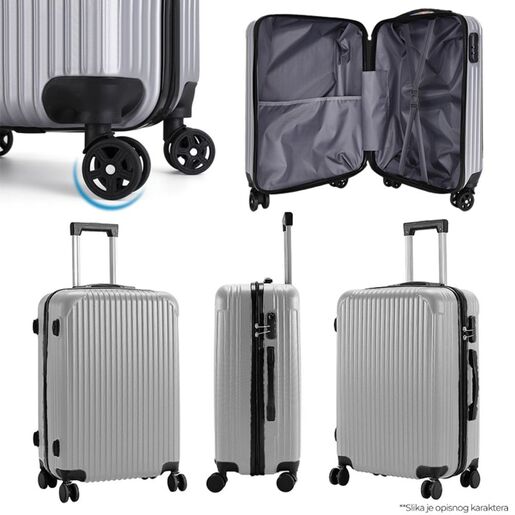 Kofer Stripe sivi EL 26