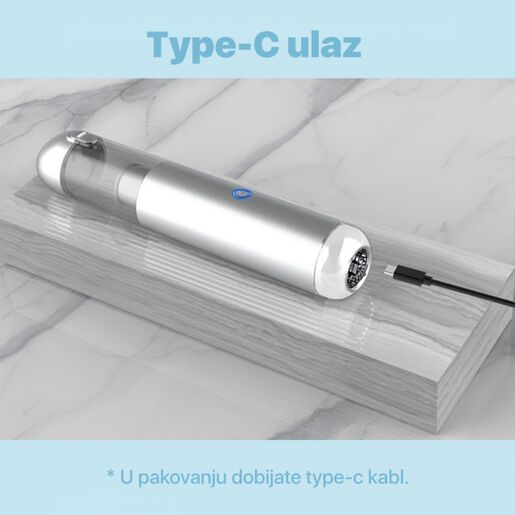 Prenosni usisivač sa dodatnim svetlima V11