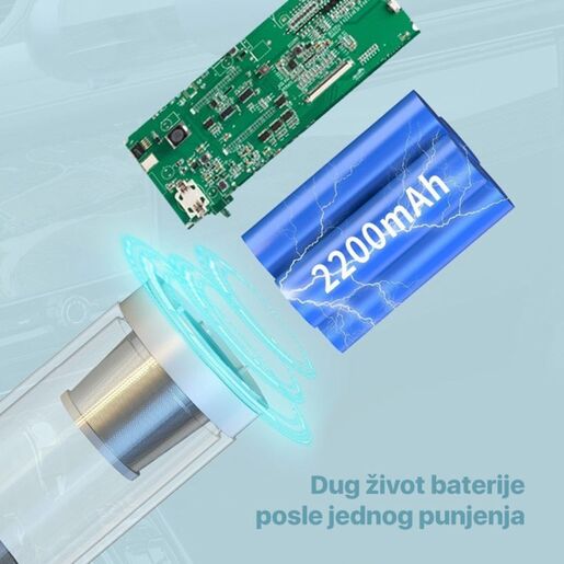 Prenosni usisivač sa dodatnim svetlima V11