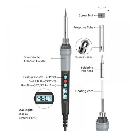 Lemilica JWD 90W digitalna crna